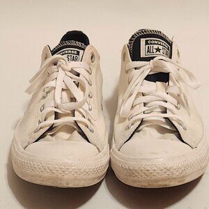 Converse Chuck Taylor Ox Men's Shoes Unisex Men 10.5 Womens 12.5 Egret-White #24